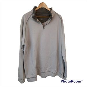 Men’s quarter zip sweater.
